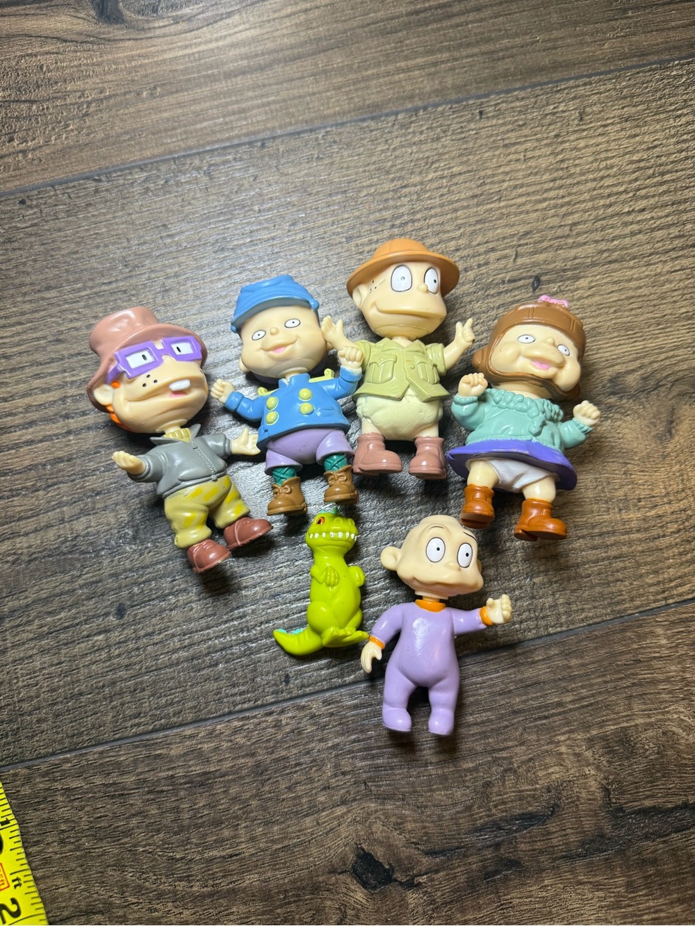 VTG 1998 Mattel Nickelodeon Rugrats Movie PVC 6 piece Toy Lot Tommy Chuckie